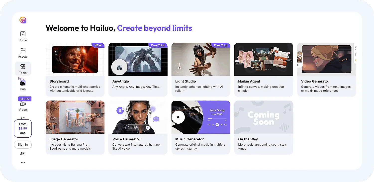 Встроенные режимы для видеогенерации в ИИ Hailuo