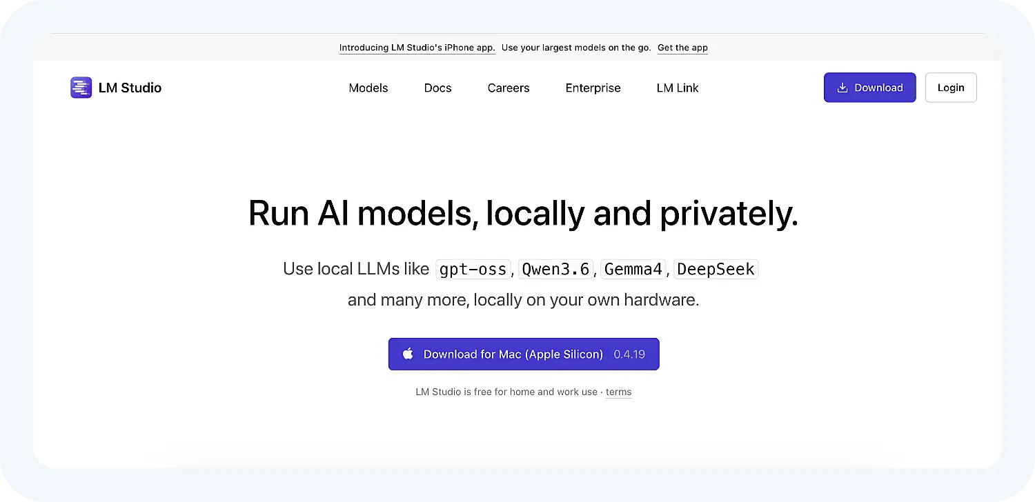 Программа LM Studio для работы с локальными нейросетями