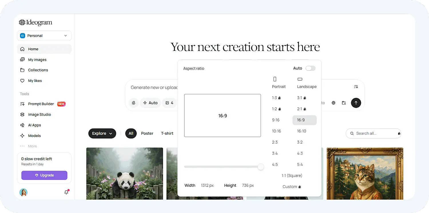 Скриншот с сайта ideogram.ai