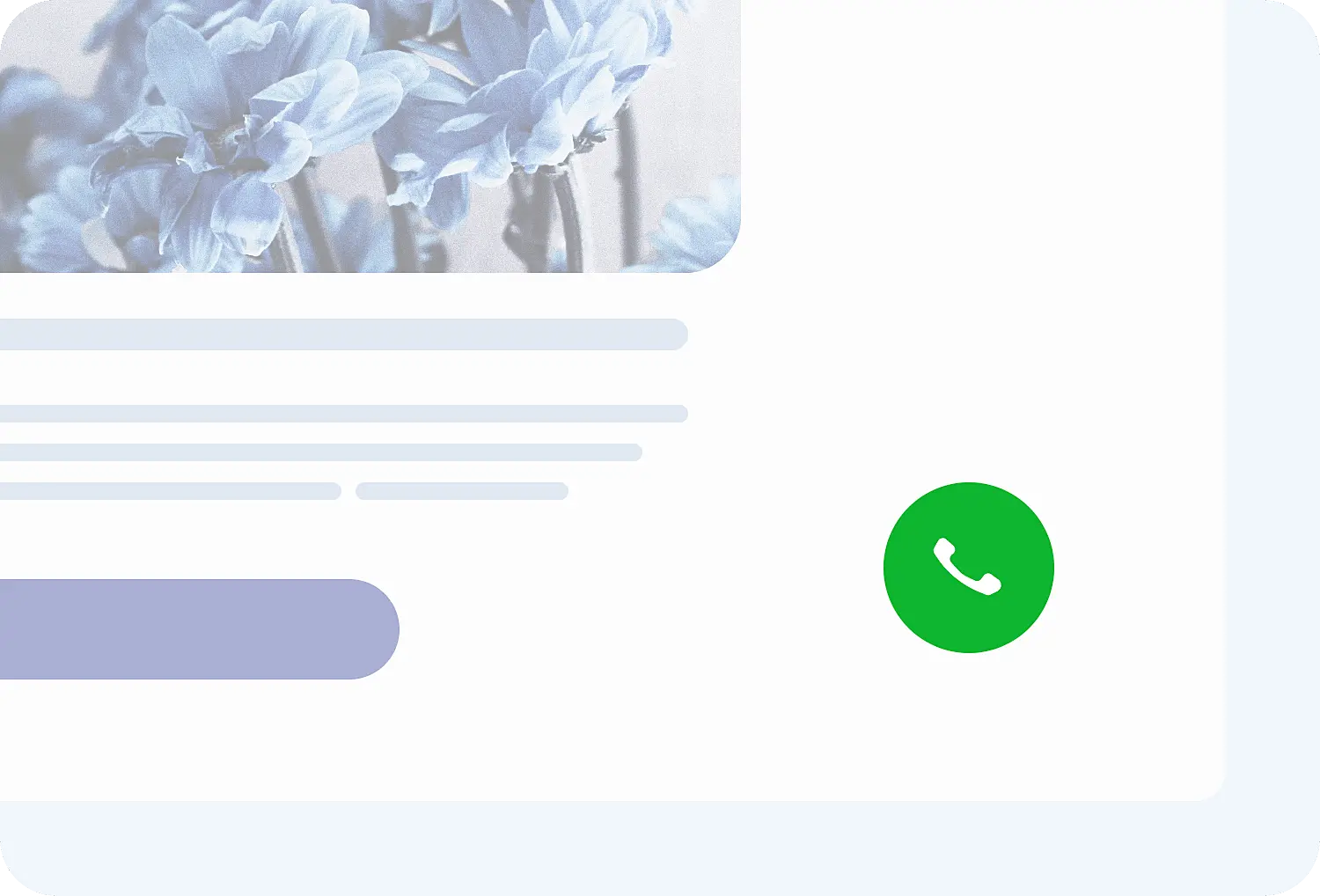 Кнопка обратного звонка Jivo без анимации