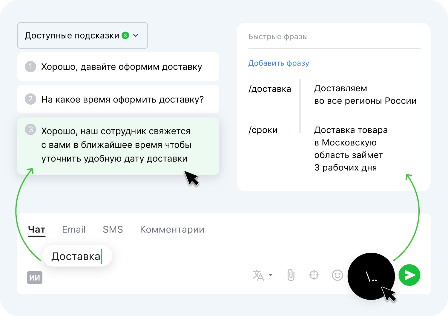 Автоматизация работы поддержки в мессенджерах